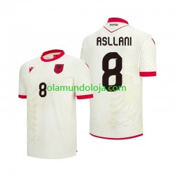 Camisola Albânia Kristjan Asllani 8 Homem Equipamento Segundo Copa do Mundo 2026 Manga Curta